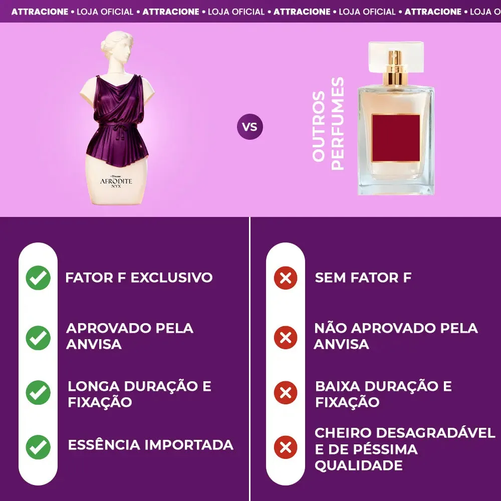 Kit Afrodite Nyx + Attracione Women
