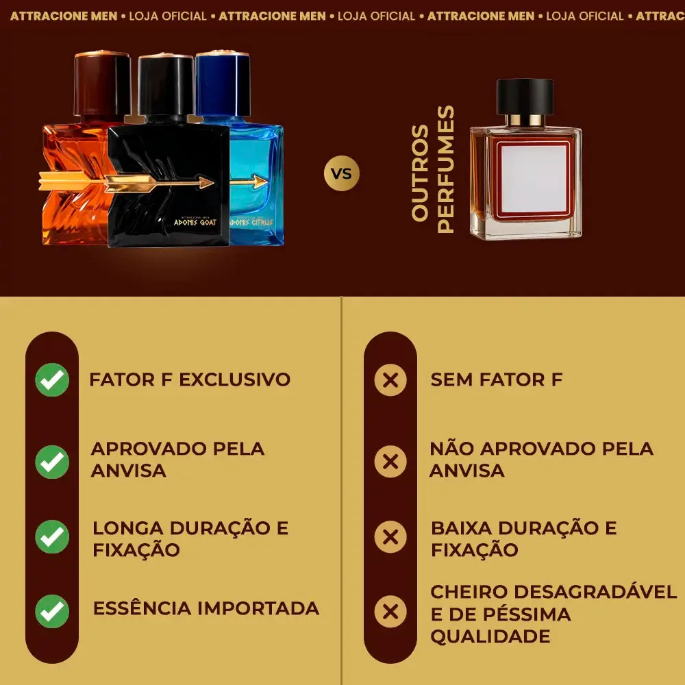 Kit Adonis - O cheiro do homem que não precisa provar nada.