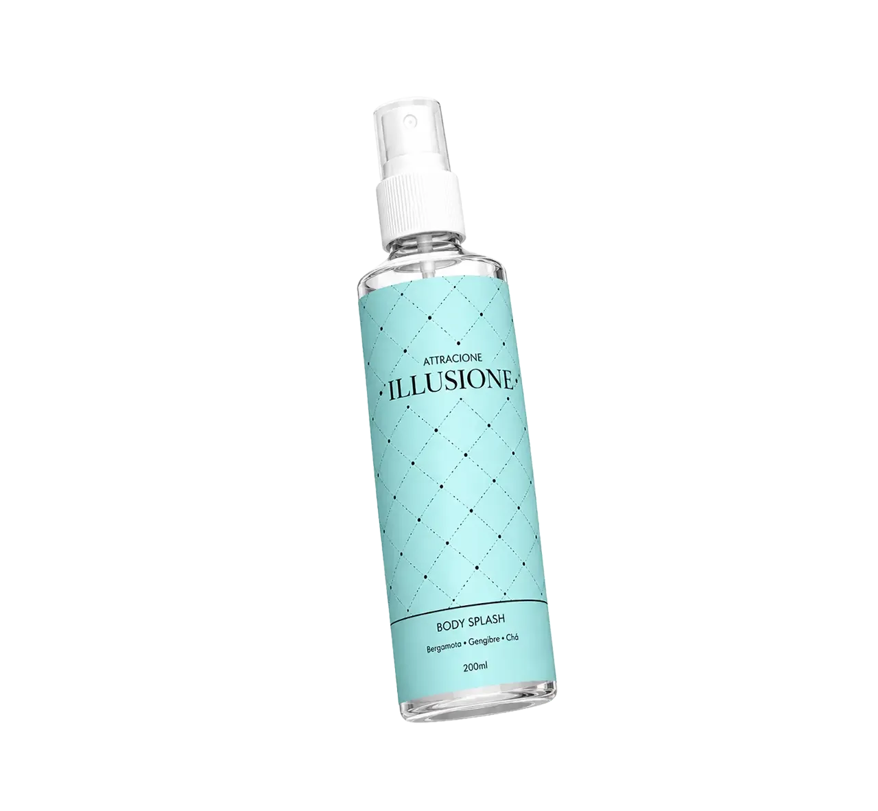 Body Splash Illusione 200ml - Frescor Cítrico Refrescante, Leve e Ideal para o Dia a Dia