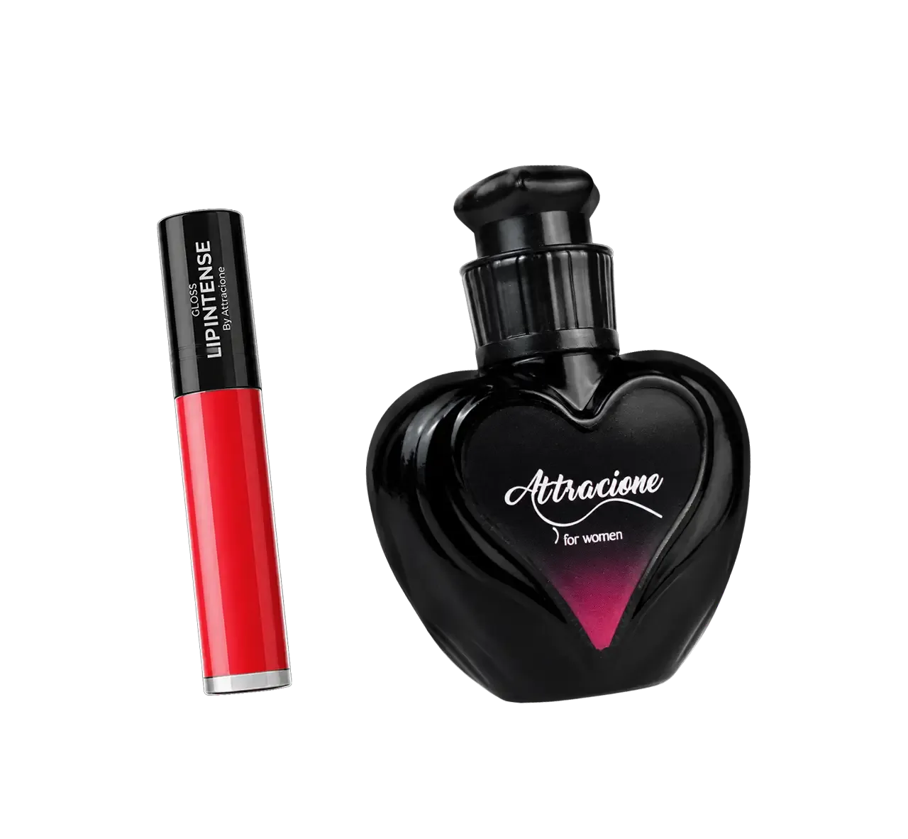 Kit: Perfume Attracione + Gloss Lip Intense